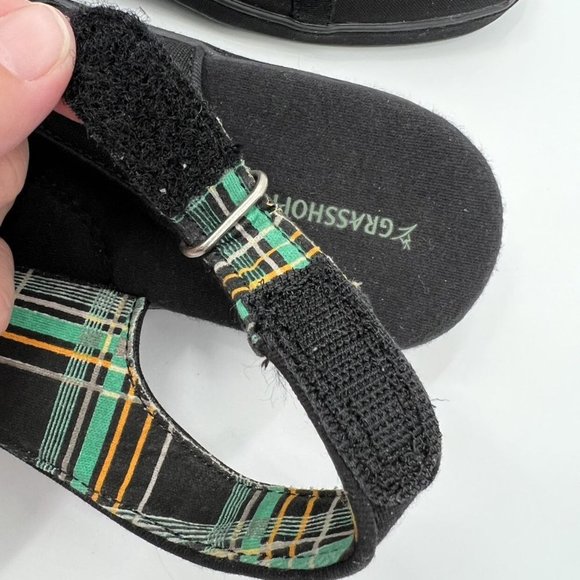 Grasshoppers Black Stretch Sandals - Picture 9 of 10